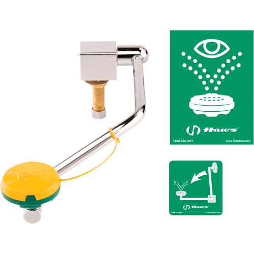 Eye/Face Wash Station, Sink Mount Installation Nia-Chem Ltd.