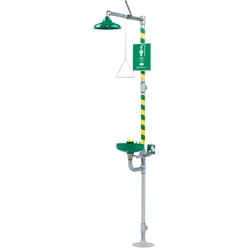 Combinaisons de douche oculaire/faciale & douche d'urgence, Socle Nia-Chem Ltd.
