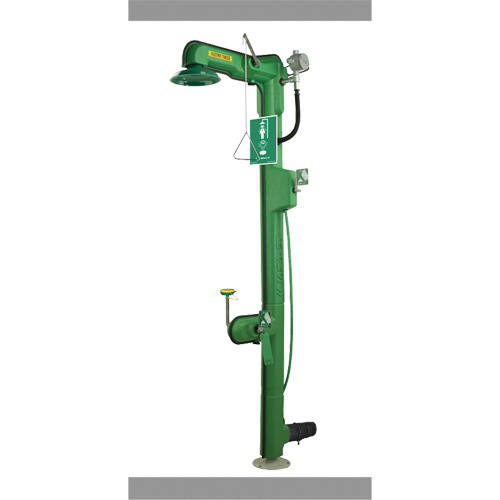 Heat-Traced Combination Emergency Shower & Eye/Face Wash Station, Wall-Mount Nia-Chem Ltd.