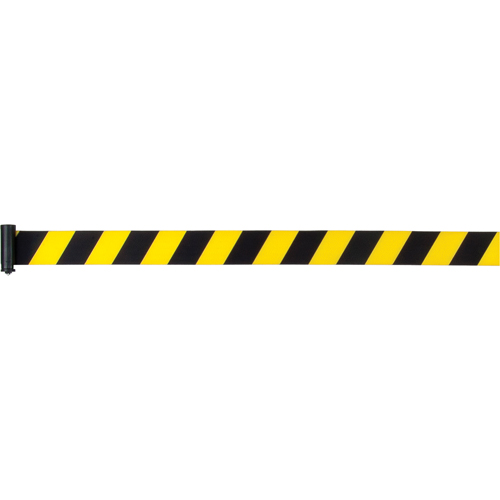 Cartouches de ruban pour assembler vos propre barri&egrave;res de contr&ocirc;le des foules, 7', Ruban Jaune Nia-Chem Ltd.