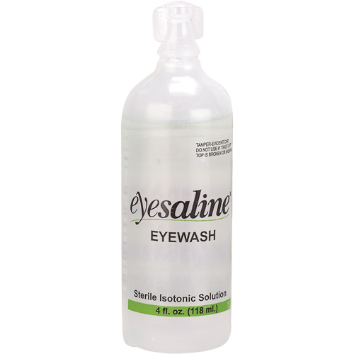 Saline Eyewash Bottles, Full Bottle, 4 oz. Nia-Chem Ltd.