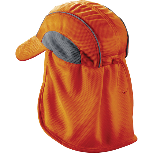 Chapeaux de refroidissement avec voiles pour le cou Chill-Its 6650, Orange haute visibilit&eacute; Nia-Chem Ltd.