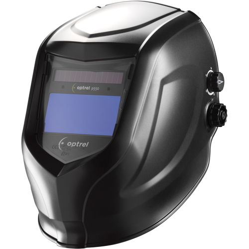 p550 Welding Helmets, 3.94" L x 1.97" W View Area, 9 - 13 Shade Range, Black Nia-Chem Ltd.