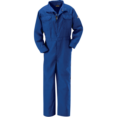 Flame-Resistant Premium Coveralls, Size 38, Royal Blue, 5.1 cal/cm² Nia-Chem Ltd.
