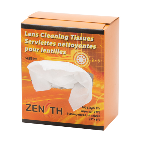 Serviettes nettoyantes pour lentilles, 5" x 8", 300 /pqt. Nia-Chem Ltd.