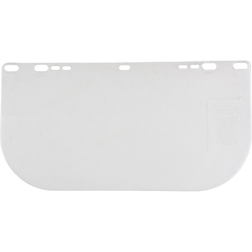 F20 Clear Flat Faceshield, Polycarbonate, Clear Tint Nia-Chem Ltd.