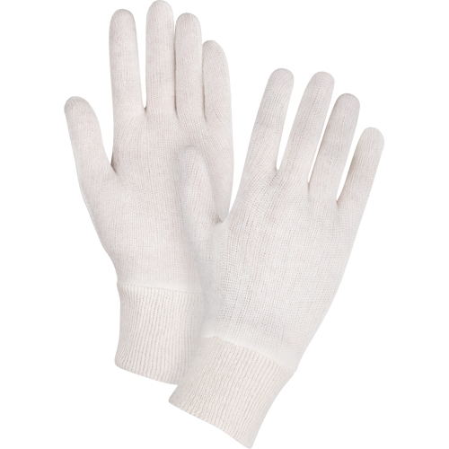 Gants d'inspection de poids moyen, Poly/coton, Poignet Poignet en tricot, Dames Nia-Chem Ltd.