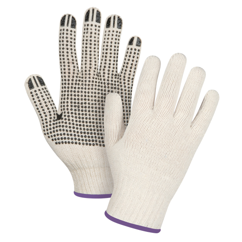 Gants tricot&eacute;s de poids lourd, Poly/coton, Un c&ocirc;t&eacute;, Calibre 7, T-petit Nia-Chem Ltd.