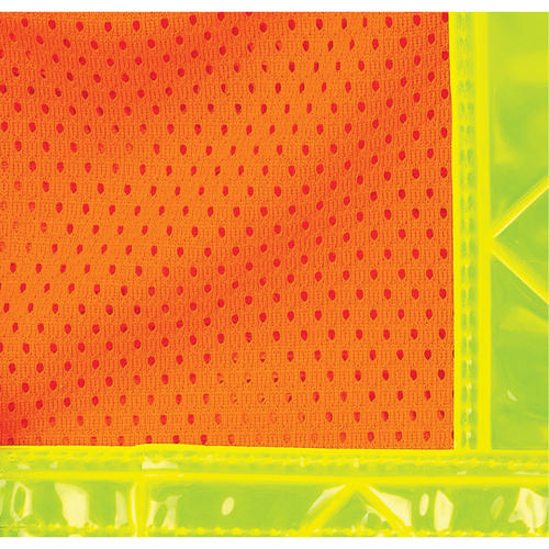 Veste de s&eacute;curit&eacute; d'usage standard, Orange haute visibilit&eacute;, 2T-Grand, Polyester Nia-Chem Ltd.