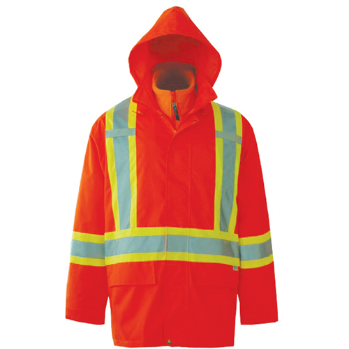 Journeyman 3-in-1 Safety Jackets, Polyester, High Visibility Orange, Small Nia-Chem Ltd.