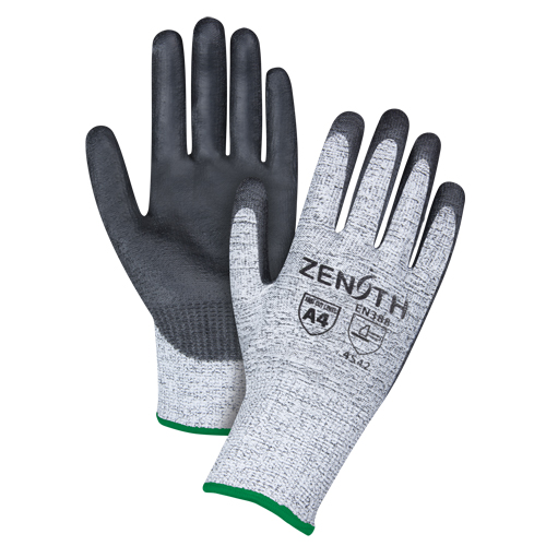 Seamless Stretch Cut-Resistant Gloves, Size Medium/8, 13 Gauge, Polyurethane Coated, HPPE Shell, ANSI/ISEA 105 Level 4/EN 388 Level 5 Nia-Chem Ltd.