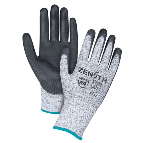 Gants &eacute;lastiques sans coutures r&eacute;sistants &agrave; la coupe, Taille T-Grand/10, Calibre 13, Rev&ecirc;tement Polyur&eacute;thane, Enveloppe en PEHP, ANSI/ISEA 105 niveau 4/EN 388 niveau 5 Nia-Chem Ltd.