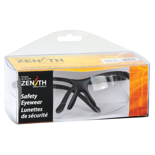 Z1800 Series Reader Safety Glasses, Anti-Scratch, Clear, 1.0 Diopter Nia-Chem Ltd.