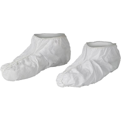 Couvre-chaussures Kleenguard A40, Moyen, Vinyle, Blanc Nia-Chem Ltd.
