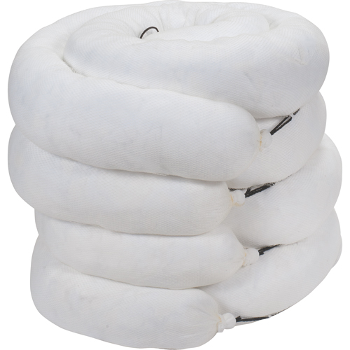 Sorbent Boom, Oil Only, 10' L x 8" W, 40 gal. Absorbancy, 4 /Pack Nia-Chem Ltd.