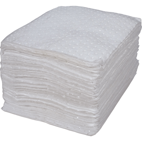Premium Bonded Sorbent Pads, Oil Only, 15" x 17", 15 gal. Absorbancy Nia-Chem Ltd.