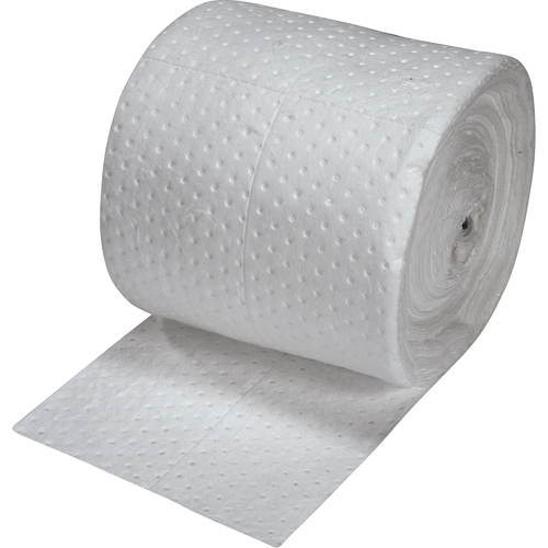 Premium Fine Fiber Sorbent Rolls, Mediumweight, 150' L x 15" W, 20 gal. Absorbancy Nia-Chem Ltd.