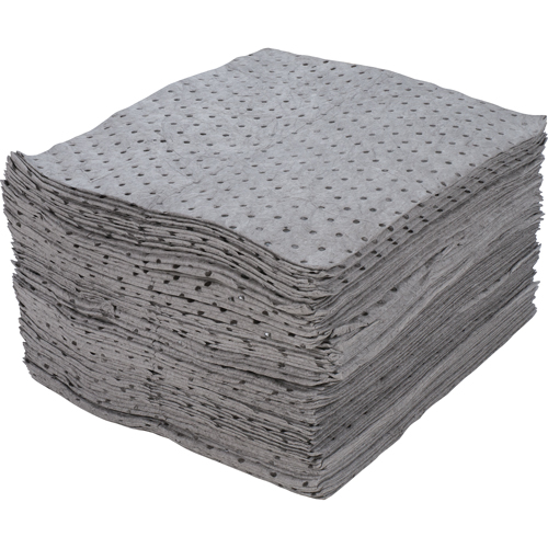 Premium Fine Fibre Sorbent Pads, Universal, 15" x 17", 30 gal. Absorbancy Nia-Chem Ltd.