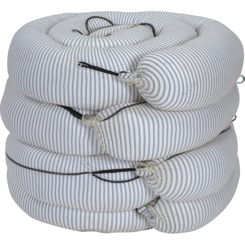 Premium Sorbent Boom, Universal, 10' L x 8" W, 70 gal. Absorbancy, 4 /Pack Nia-Chem Ltd.