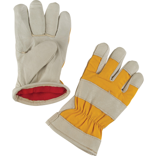 Gants de travail doubl&eacute;s pour l'hiver de premi&egrave;re qualit&eacute;, 2T-Grand, Paume en Cuir fleur de porc, Doublure en Molleton de mousse Nia-Chem Ltd.