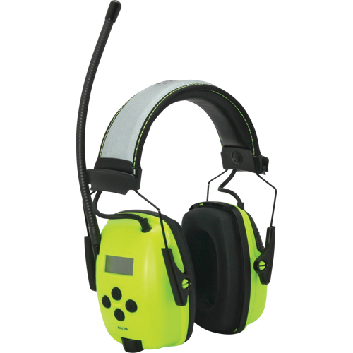 Howard Leight Sync Radio Hi-Visibility Earmuffs, Headband Style, 25 dB Nia-Chem Ltd.