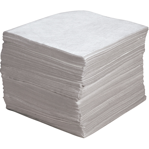 Premium Meltblown Sorbent Pads, Oil Only, 15" x 17", 30 gal. Absorbancy Nia-Chem Ltd.