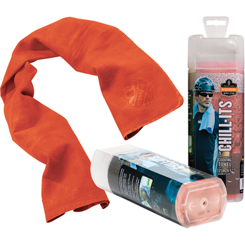 Serviettes de refroidissement 6602 Chill-Its, Orange haute visibilit&eacute; Nia-Chem Ltd.