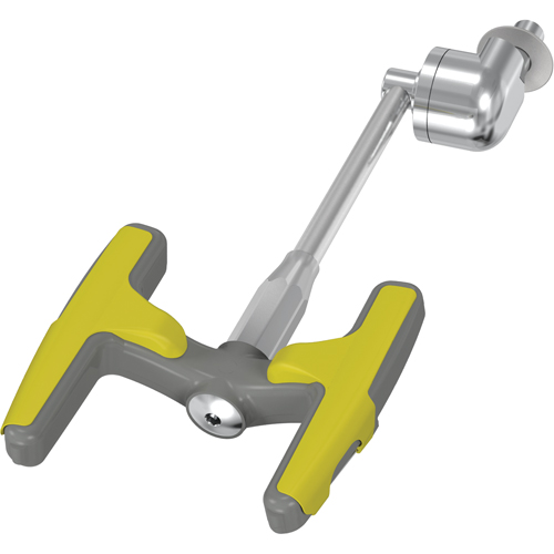 Poste de douche oculaire/faciale Halo, Installation Montage mural Nia-Chem Ltd.