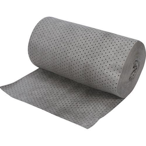 Rouleaux absorbants en fibres fines de calibre industriel, Lourd, 150' lo x 30" la, Absorption 70 gal. Nia-Chem Ltd.