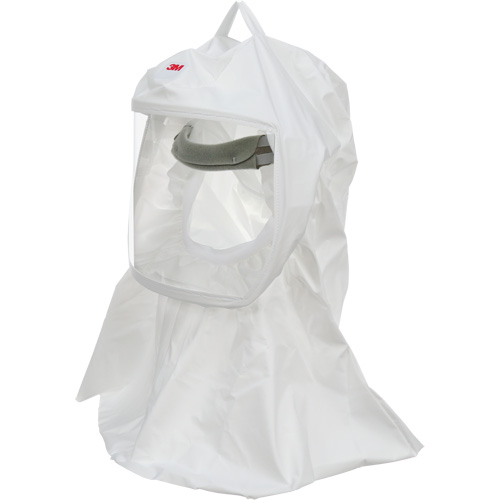 Cagoule Versaflo de haute durabilit&eacute; avec coiffe int&eacute;gr&eacute;e, Grand/Moyen, Coiffe souple, Bavette Simple Nia-Chem Ltd.