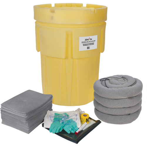 Trousse &eacute;conomique de lutte contre les d&eacute;versements, Universel, Baril, Absorbance de 95 gal. US Nia-Chem Ltd.