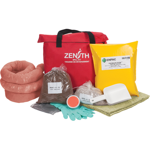 Trousse de lutte contre les d&eacute;versements pour l'ouest du canada, Mati&egrave;res dangereuses, Sac, Absorbance de 17 gal. US Nia-Chem Ltd.