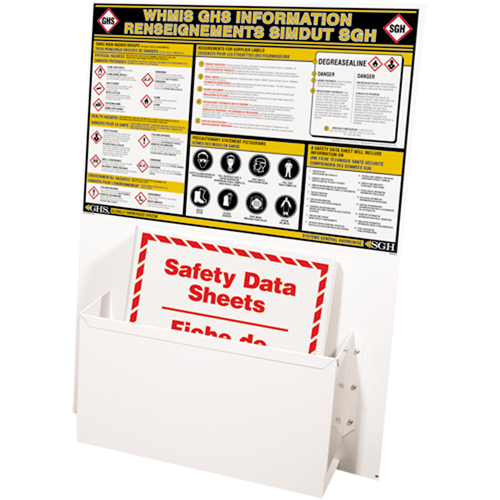 Postes d'information SGH, Anglais & français, Compris reliures Nia-Chem Ltd.