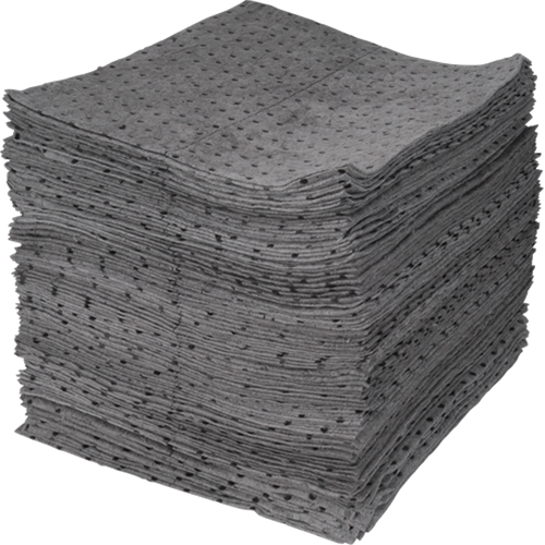 Premium Bonded Sorbent Pads, Universal, 15" x 17", 30 gal. Absorbancy Nia-Chem Ltd.