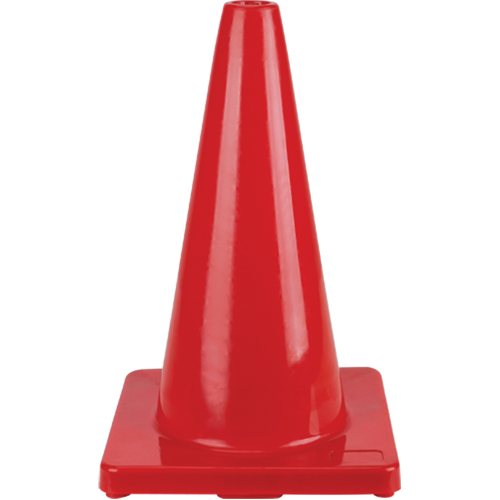 C&ocirc;ne de couleur pour la signalisation, 18", Rouge Nia-Chem Ltd.