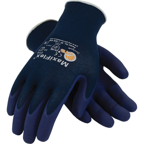 Gants ATG MaxiFlex Elite 34-274, 6/T-petit, R&ecirc;vetement Mousse de nitrile, Calibre 18, Enveloppe en Nylon Nia-Chem Ltd.