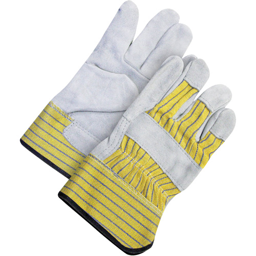 Gants d'ajusteur classiques, Taille unique, Paume en Cuir de vache refendu, Doublure en Molleton Nia-Chem Ltd.