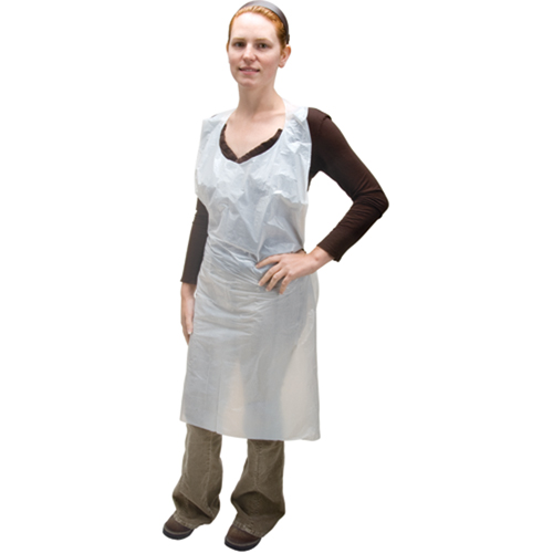 Polyethylene Aprons, Polyethylene, White, 35" W x 46" L Nia-Chem Ltd.