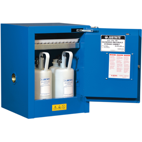 Armoires de comptoir doubl&eacute;es pour rangement de mati&egrave;res dangereuses Chem-Cor, 4 gal., 17" x 22" x 17" Nia-Chem Ltd.