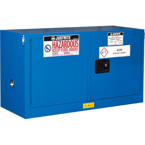 ChemCor&reg; Lined Hazardous Material Piggyback Safety Cabinets, 17 gal., 43" x 24" x 18" Nia-Chem Ltd.