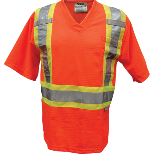 Mesh Safety T-Shirt, Polyester, Small, Orange Nia-Chem Ltd.