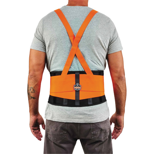 Ceinture de support dorsal haute visibilit&eacute; en &eacute;lasthanne ProFlex 100HV, &eacute;lastique, T-petit Nia-Chem Ltd.