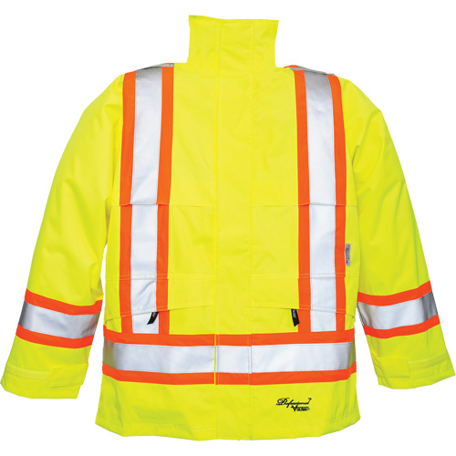 Manteaux 300 deniers Professional Journeyman, Polyester, Petit, Jaune lime haute visibilit&eacute; Nia-Chem Ltd.