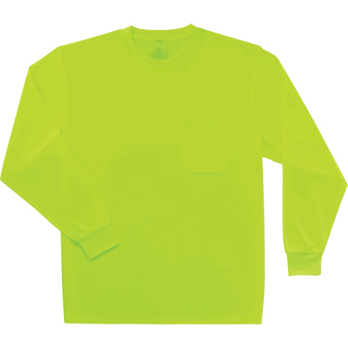 Chandail &agrave; manches longues non certifi&eacute; GloWear 8091, Polyester, Petit, Jaune lime haute visibilit&eacute; Nia-Chem Ltd.