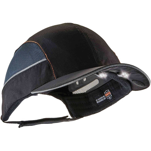 Casquette &agrave; bord long avec &eacute;clairage DEL Skullerz 8960, Noir Nia-Chem Ltd.