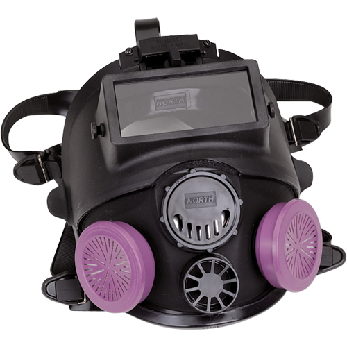 Respirateur &agrave; masque complet de la s&eacute;rie 7600 avec &eacute;quipement d'appoint pour le soudage, Silicone, Petit Nia-Chem Ltd.