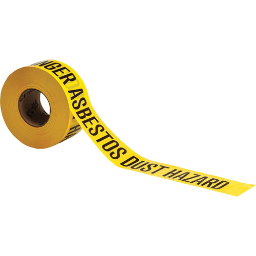 Barricade Tape, English, 3" W x 1000' L, 3 mils, Black on Yellow Nia-Chem Ltd.