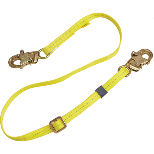 Web Adjustable Positioning Lanyard, 1 Legs, 6', CSA Class B, Polyester Nia-Chem Ltd.