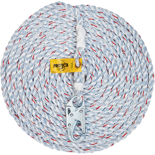 Corde de sauvetage avec mousqueton, C&acirc;ble de s&eacute;curit&eacute; avec crochet d'ancrage Nia-Chem Ltd.