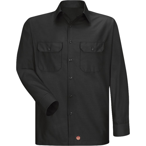 Long Sleeve Ripstop Shirt, Men's, 3X-Large, Black Nia-Chem Ltd.